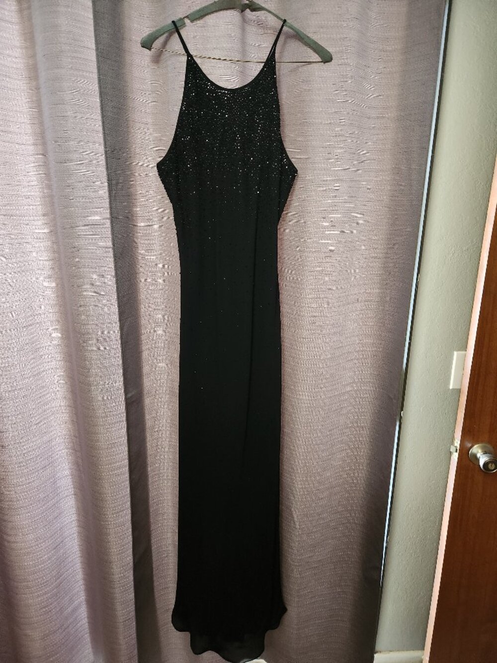 Black sexy evening gown